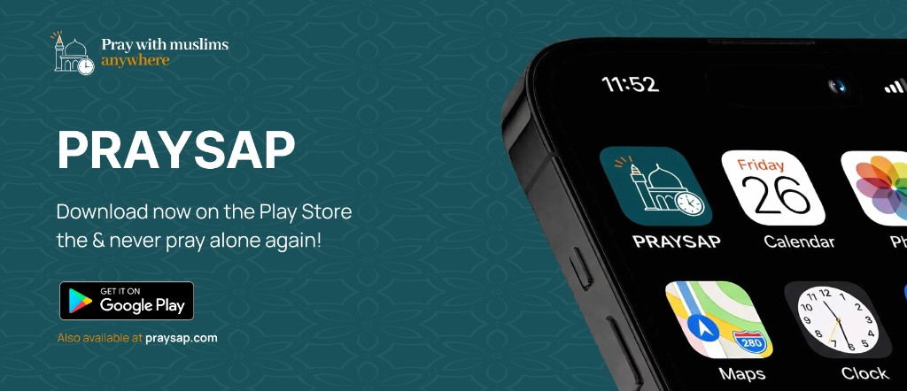 PRAYSAP promotional banner